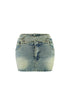Tic Tac Toe Side Cut Out Mini Skirt